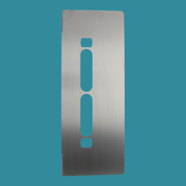FEPS Lock universal Tür Schonblech D=55mm FE-RS007 Edelstahl gebürstet rechts/links verwendbar